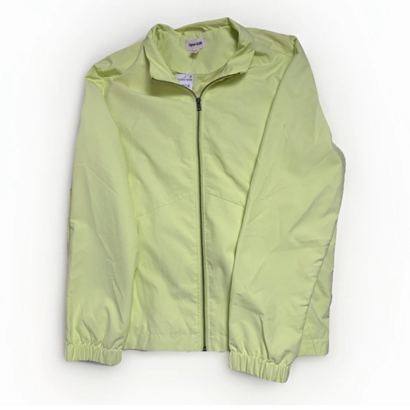 Open Edit Jackets & Blazers - NWT Open Edit Zippered Green Jacket Size XL Women's Lightweight